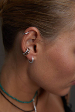 Серьга каффа Geo Silver