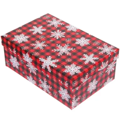 Коробка подарочная «Снегопад» 21*14*8 см