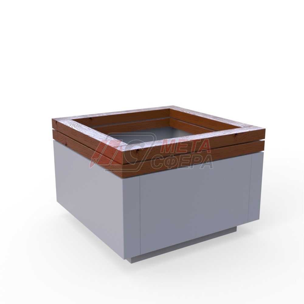 Вазон Rail Road низкий