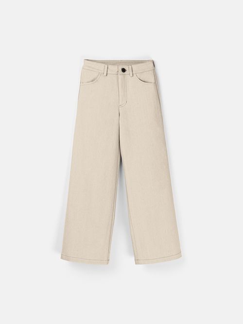 Брюки палаццо джинсовые 