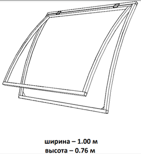 Форточка к теплице "Агросфера-Простор"
