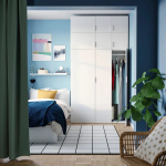 Платяной шкаф - IKEA PLATSA/FONNES  / ПЛАТСА/ФОННЕС ИКЕА, 140x57x261 см, белый