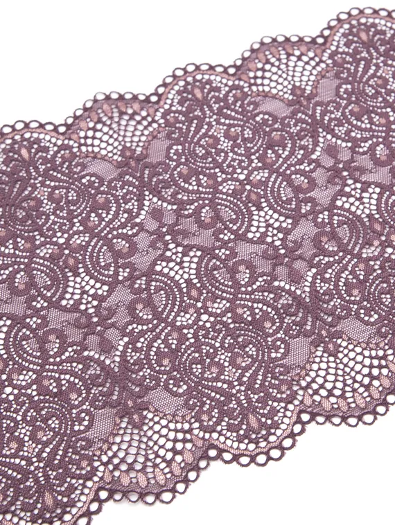 03-170  Кружево эластичное 22 см, крокус