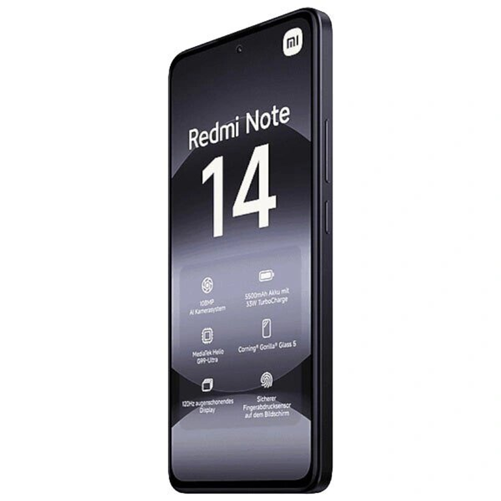 Смартфон Redmi Note 14 6/128Gb Midnight Black (Без NFC)