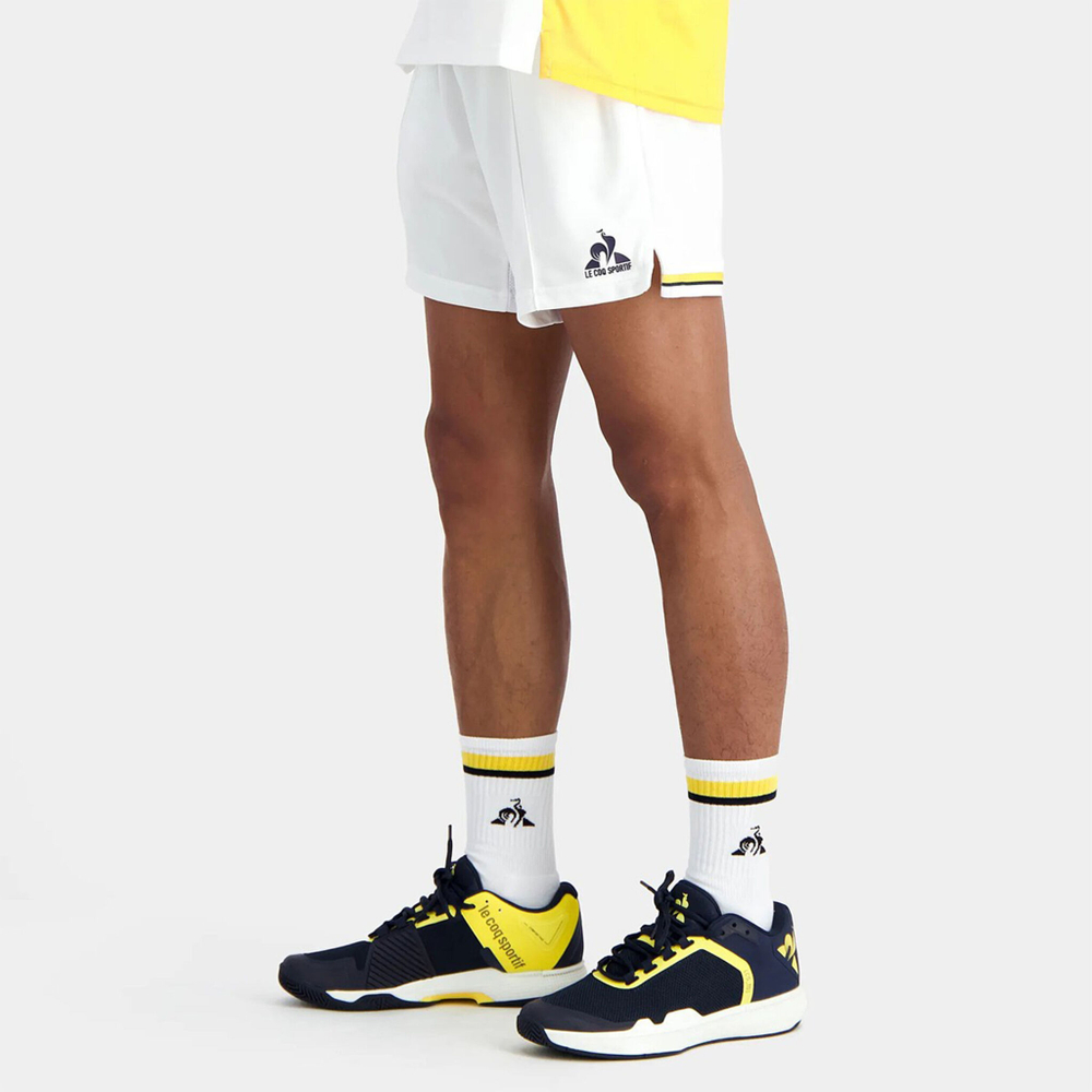 Мужские теннисные шорты Le Coq Sportif Pro 23 N°1 Shorts Men - White