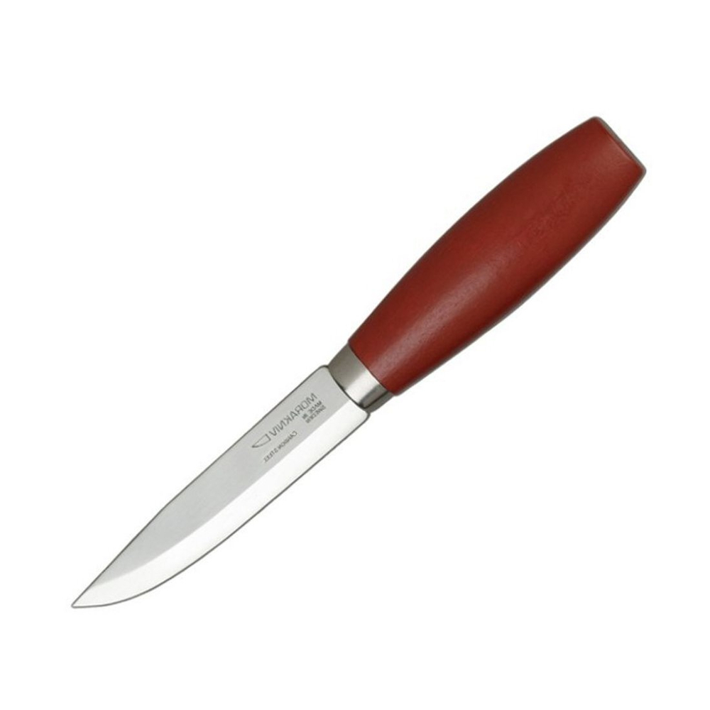 Нож Morakniv Classic No 1/0, углеродистая сталь, рукоять из березы, цвет красный