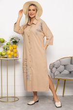 Платье Мирослава (бежевое) П15469-7М LT Collection