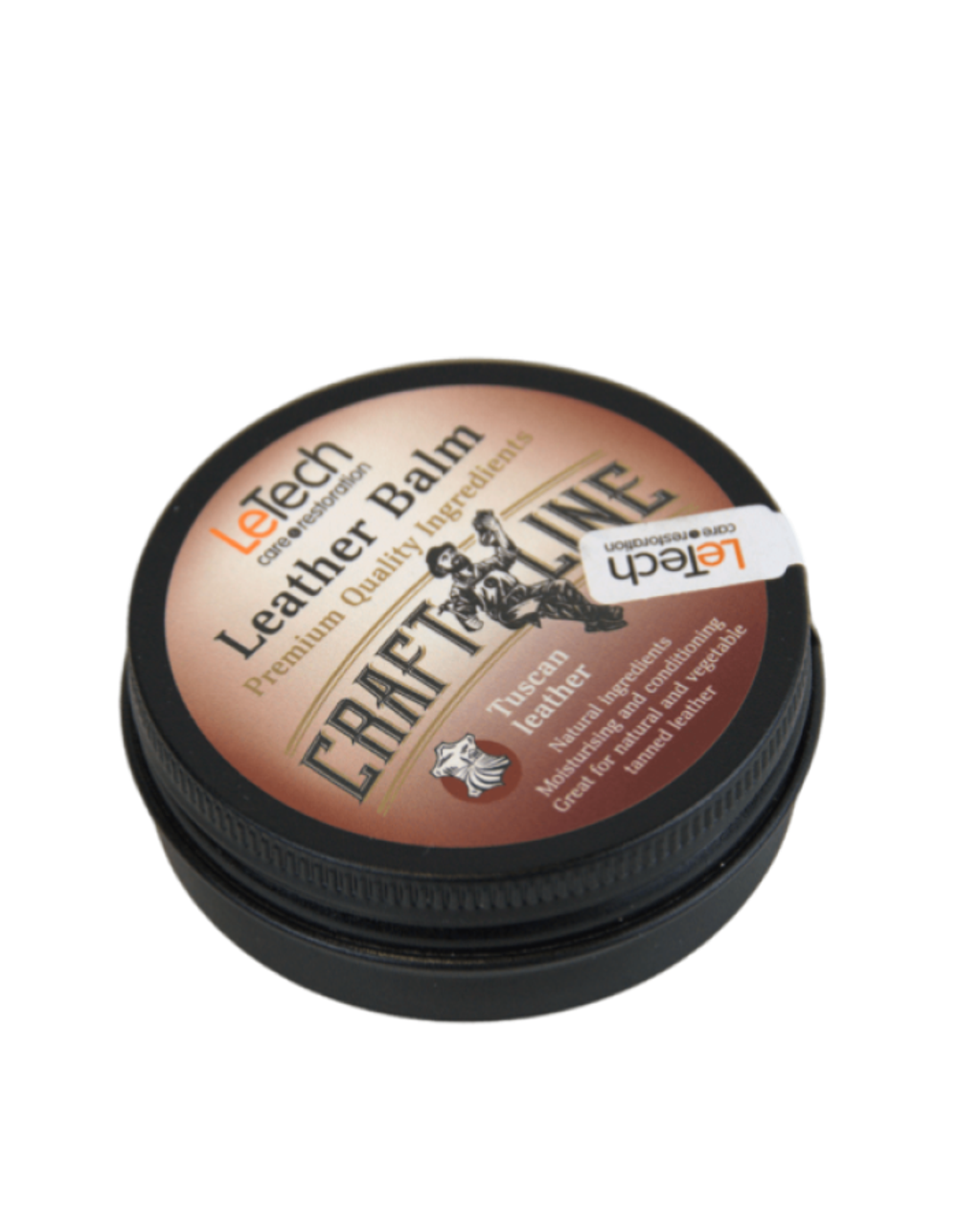 LeTech Натуральный Бальзам для кожи с запахом тосканской кожи Leather Balm (Tuscan Leather) 60мл