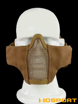 Сетчатая маска WoSport Steel Mesh Mask (Койот)