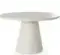 Стол обеденный Lauri, Ø120 см, белый микроцемент
