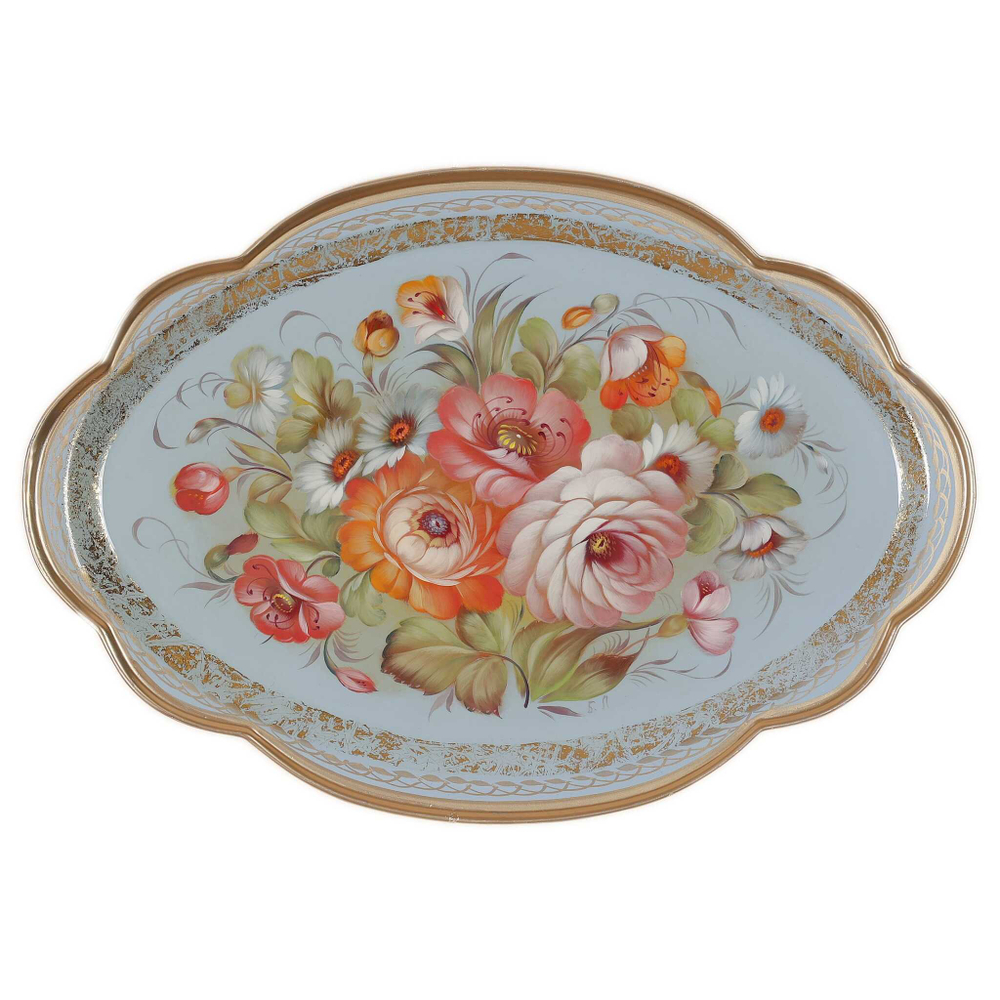 Zhostovo metal tray A11D210725137