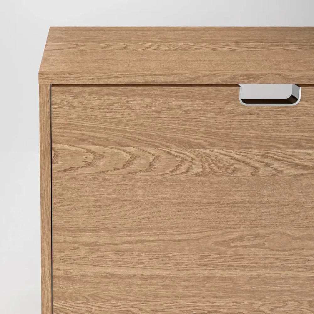 Обувница - STÄLL / STALL IKEA/ СТЭЛЛ ИКЕА, 148х79 см,  деревянный шпон