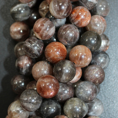 Солнечный Темный бусины 9,5мм 8мм