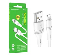 Кабель USB - Lightning BOROFONE BX43 (белый) 1м