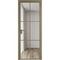 Алюминиевая дверь 3AG шампань остеклённая