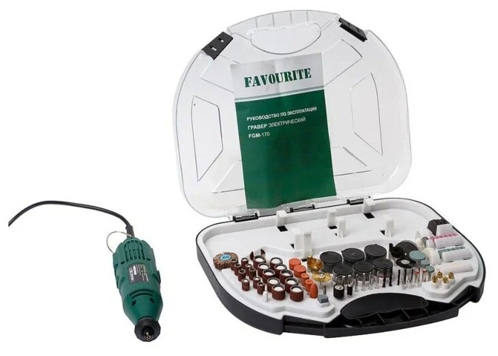Дрель-мини FAVOURITE FGM 170FS 170Вт, гибкий вал, 10000-35000об/мин(110100170)