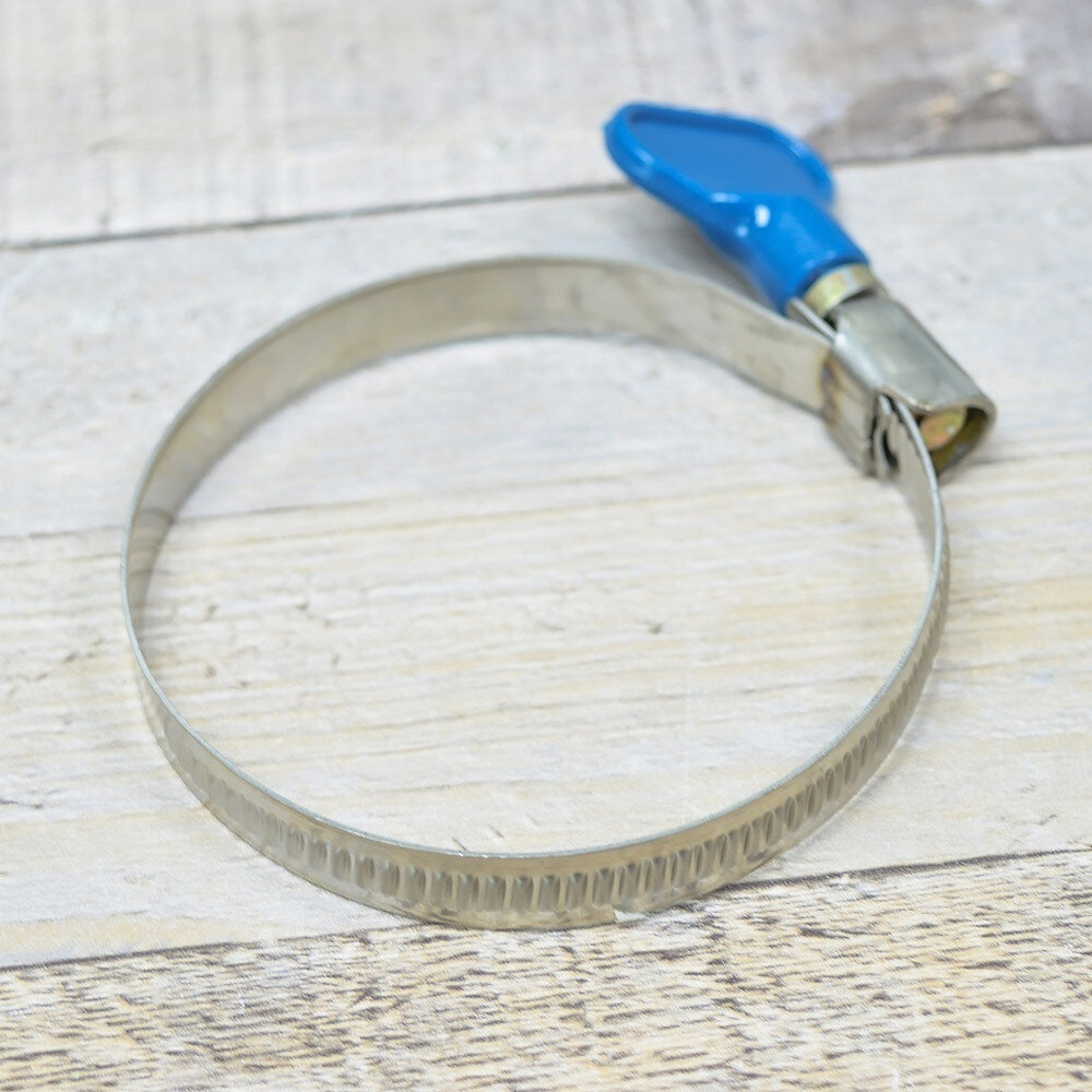 Хомут 40-66мм нерж с барашком