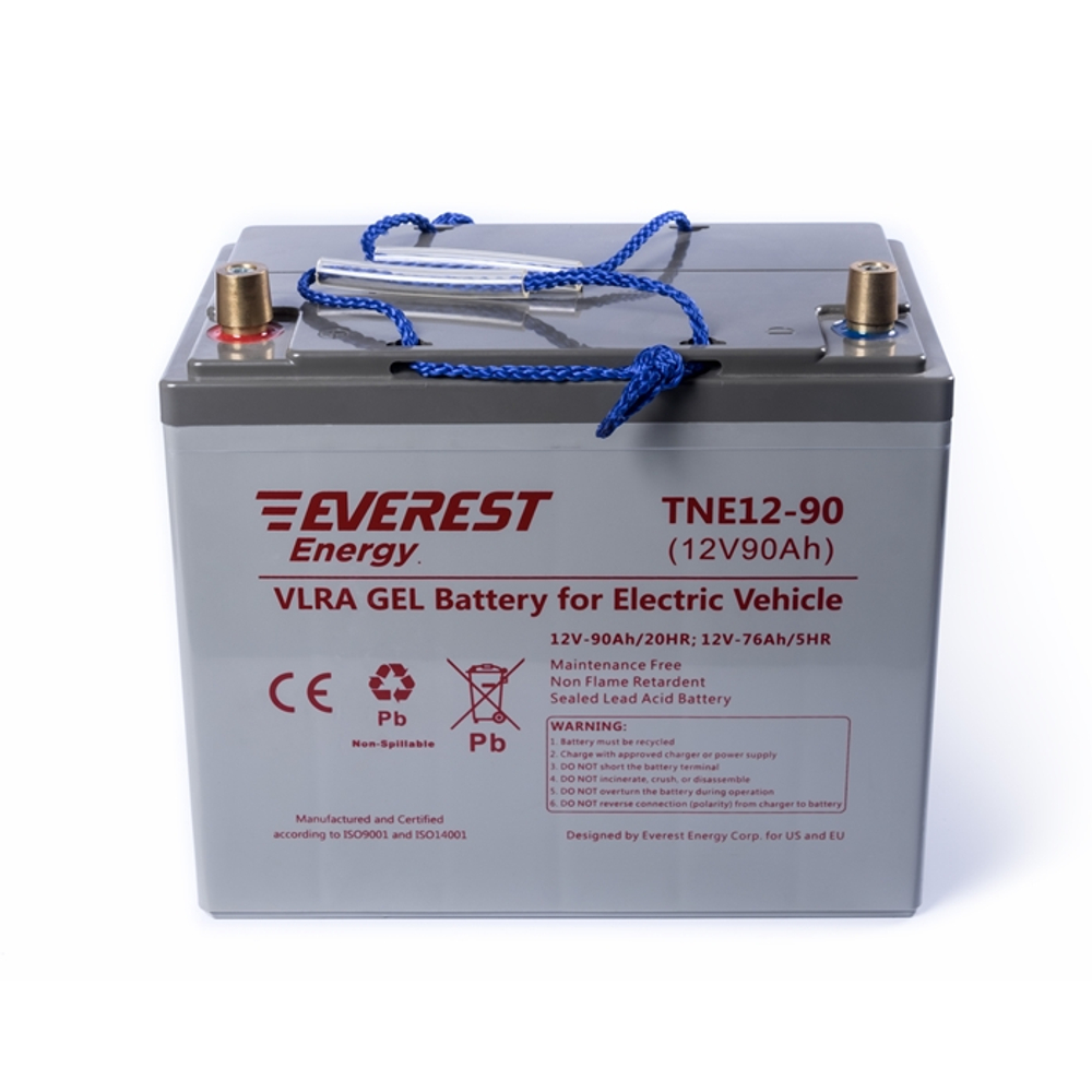 Тяговая аккумуляторная батарея EVEREST TNE 12-90 (6-EVF-70)