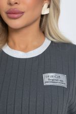 Футболка Ника (серая) Б12435-7 LT Collection