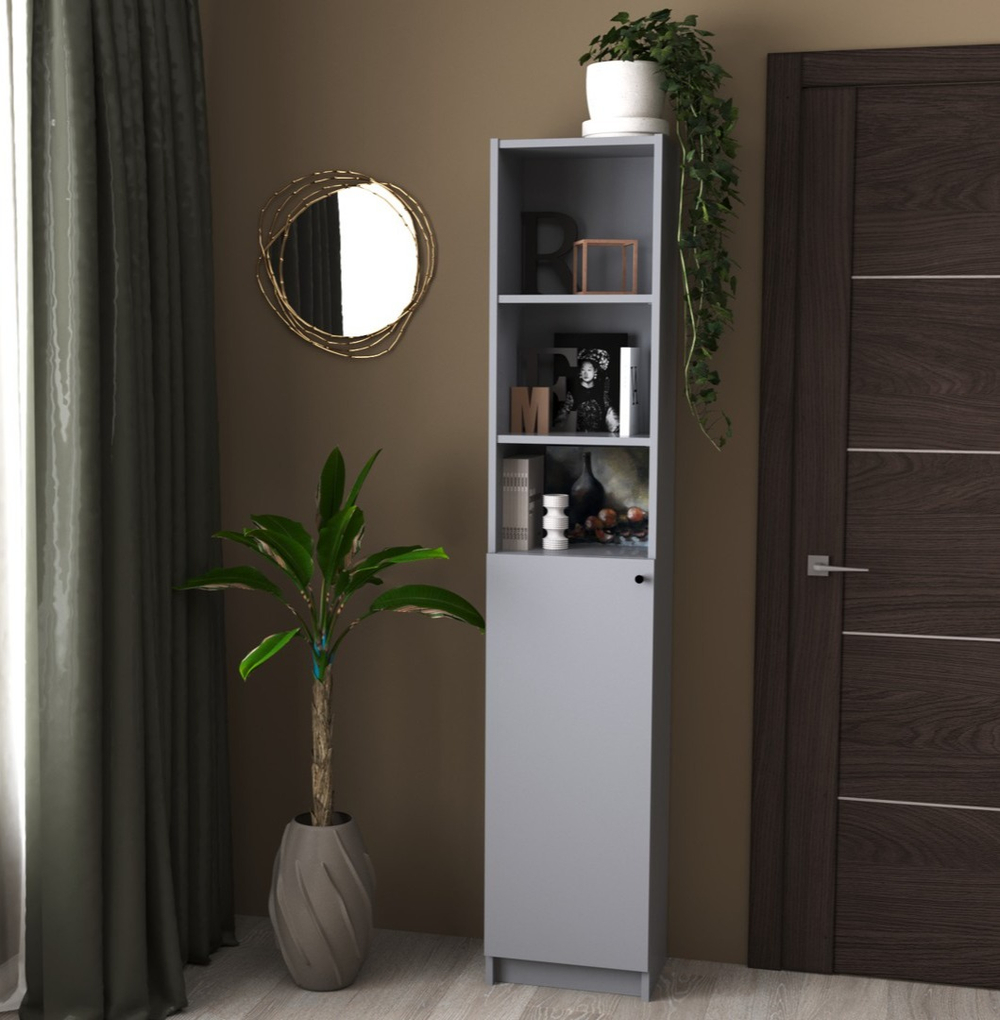 Дверь для стеллажа Варма Стэнд Дор 96, 39х96х1,6 см, серый