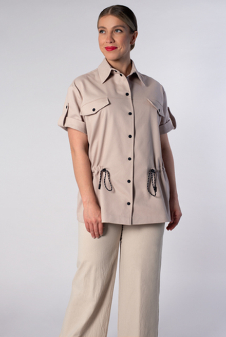 Блузка женская 4332АП, бежевый #429Беб094332АП