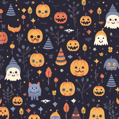 Хэллоуин. Хеллоуин. Halloween. Тыквы и призраки.