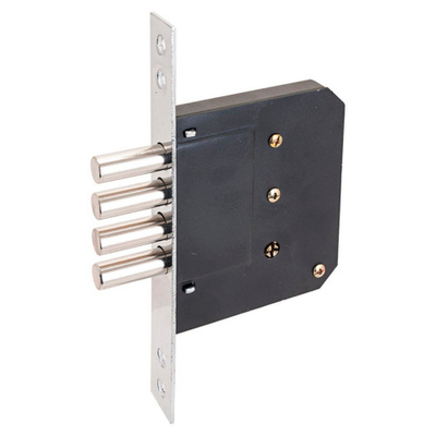 Замок СТАНДАРТ врезной  189-4MF-5K CP крест.ключ б/руч хром