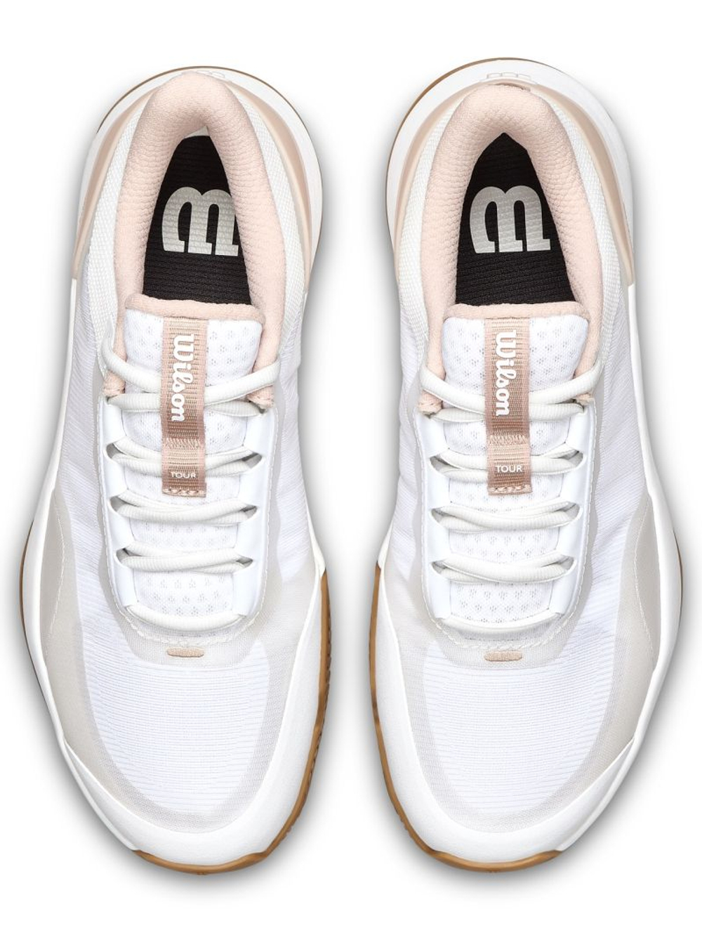 Женские теннисные кроссовки Wilson Intrigue Tour - white/cameo rose/gum