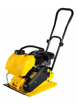 Виброплита бензиновая VP-1050W Huter - с баком для воды; 6,5 л.с.; площадка 540*430мм, 88 кг