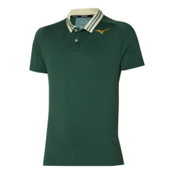 Мужское теннисное поло Mizuno Shadow Polo Men - Green