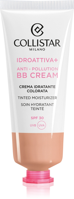Collistar Face IDROATTIVA+ Tinted Moisturizer - Тонирующий крем с SPF 30, увлажняющий оттенок 2 Medium, 50 ml
