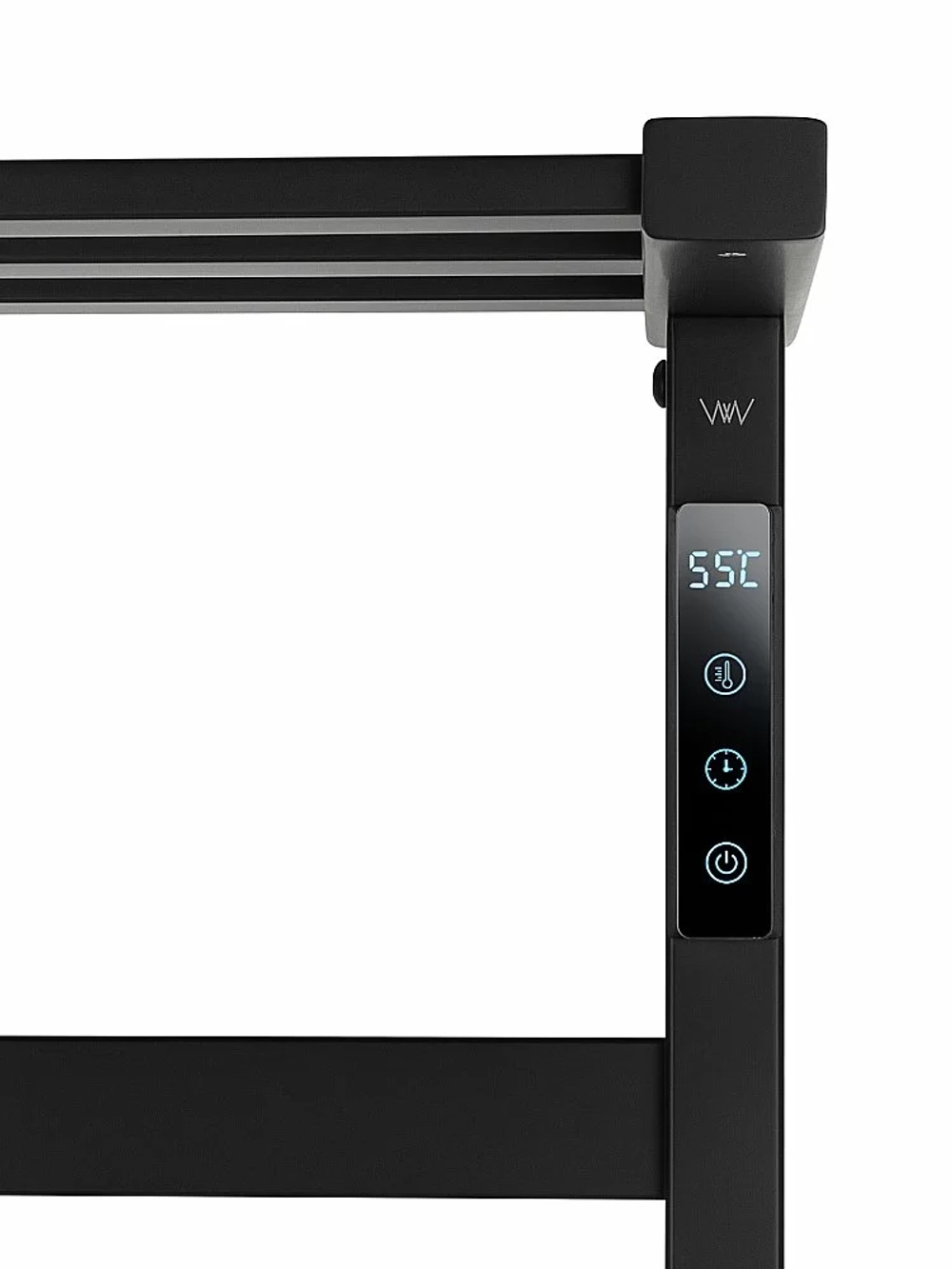 Полотенцесушитель электрический WONZON & WOGHAND FRANKFURT WW-A1029-MB черный матовый