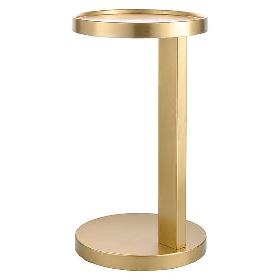 Столик приставной Yanis, Ø25х45 см, золотой