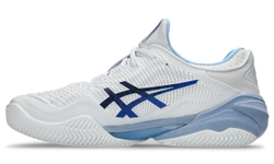 Мужские теннисные кроссовки Asics Court FF 3 Novak Clay - white/tuna blue