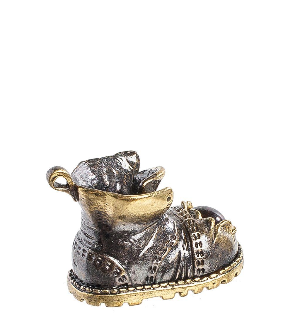 AM-1339 Фигурка «Старый Башмачок» (латунь, янтарь)