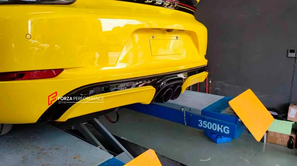 Диффузор в стиле GTS для Porsche 718 982 Cayman/Boxster 2016+ Порше