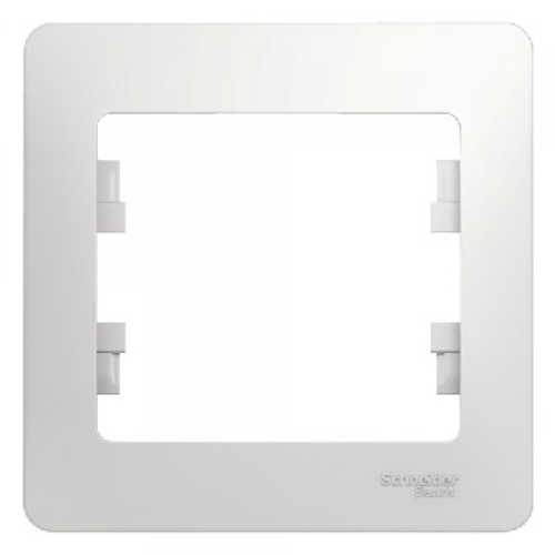 Schneider Electric Glossa Белый Рамка 1-местная IP20 скрытая установка GSL000101
