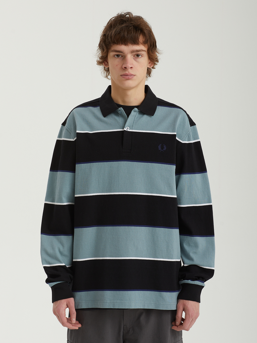 Мужская Рубашка-поло Hw Jersey Striped