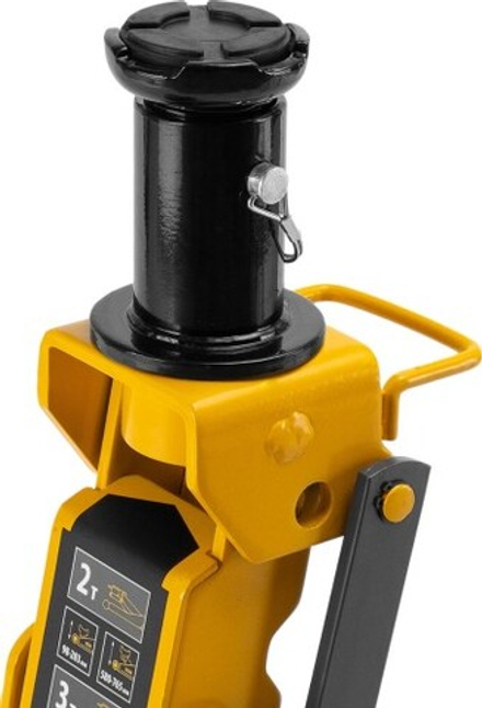 Домкрат подкатной Denzel 51270 гидравлический 2/3 т, 98-770 мм, низ. подхват, SUV