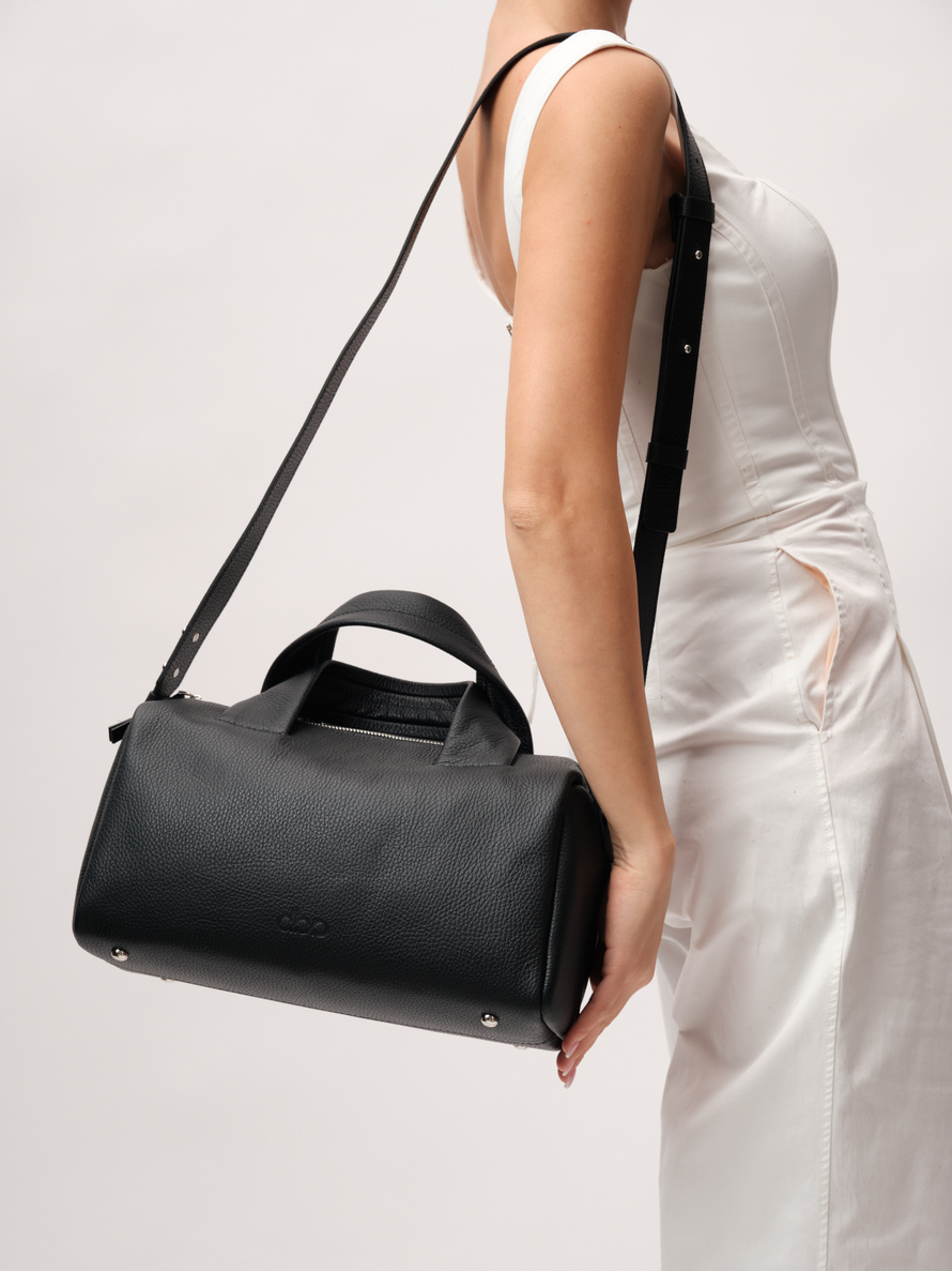 Кожаная сумка DBR 31378 черный