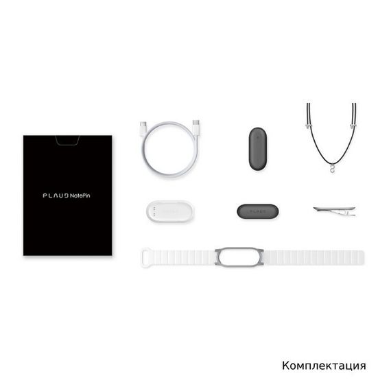 Диктофон Plaud NotePin с ChatGPT, 64GB (PLA-NP100-G) Cosmic Gray