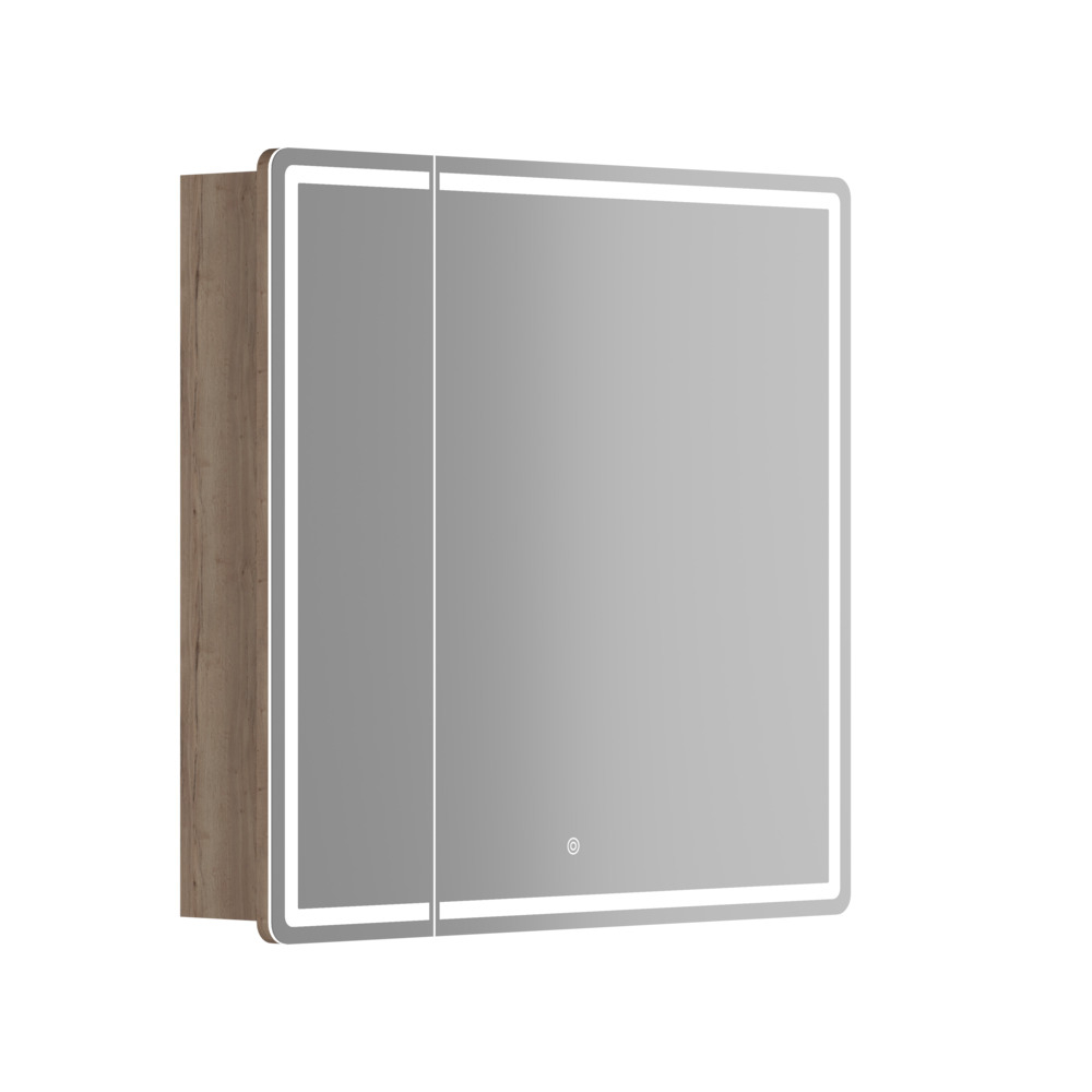 Зеркальный шкаф Sancos Mirror 790x150х740 мм, с LED подсветкой