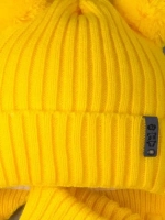 Шапка для мальчика со снудом осенняя