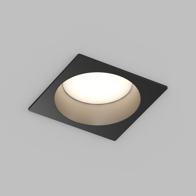 Встраиваемый влагозащищенный светильник DEEP, IP65, 15 Вт, GU5.3, LED, черный, пластик