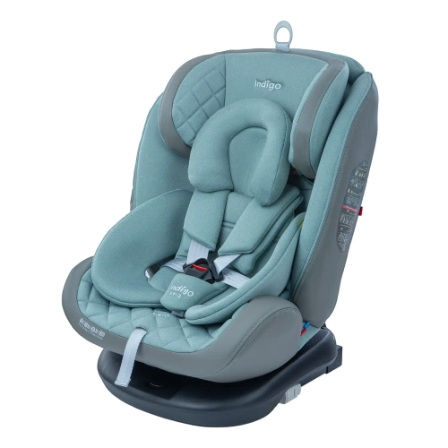 Автокресло Indigo AERO ISOFIX, ST-3, группа 0+1+2+3 (0-36 кг) шалфей
