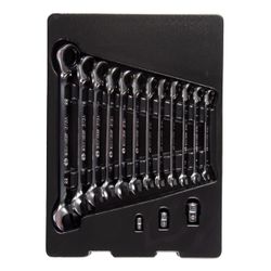 KING TONY (9-102A15MR) Набор комбинированных ключей с трещоткой, ложемент, 15 предметов