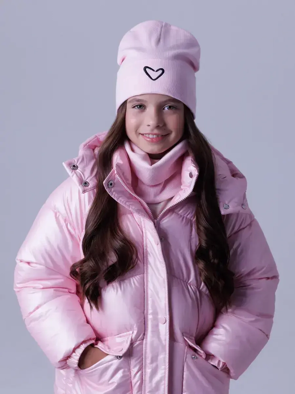 Шапка для девочки на осень