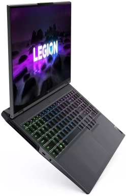 Ноутбук Lenovo Legion 5 Pro 16ACH6 (82JS0006RK) 16"(2560x1600)IPS/ Ryzen 5-5600H(3.3ГГц)/ 16Гб/ 512Gb SSD/ GeForce RTX 3050 4Гб/ нет DVD/ Без ОС/ Серый