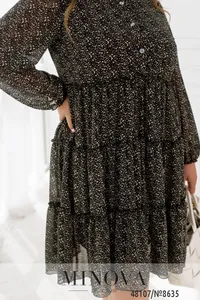 Платье 8635-чёрный Minova
