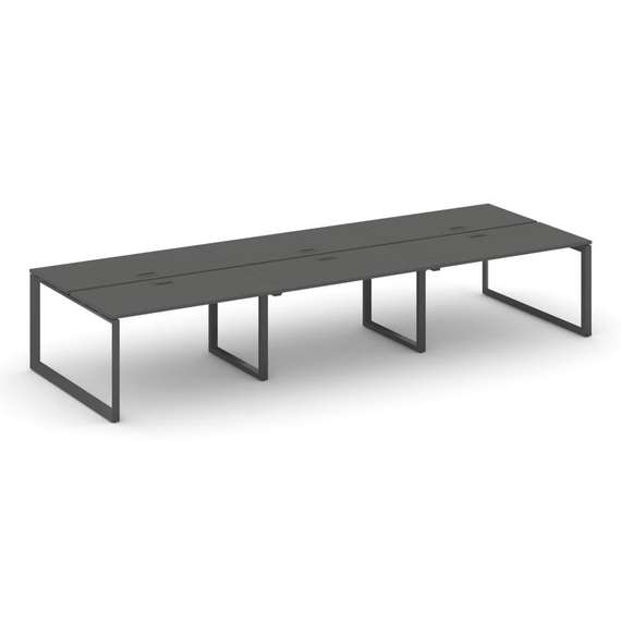 Style Project Рабочая станция двухсторонняя SN-59O.DRS-084 Антрацит/Металл Антрацит/Черный Заглушка